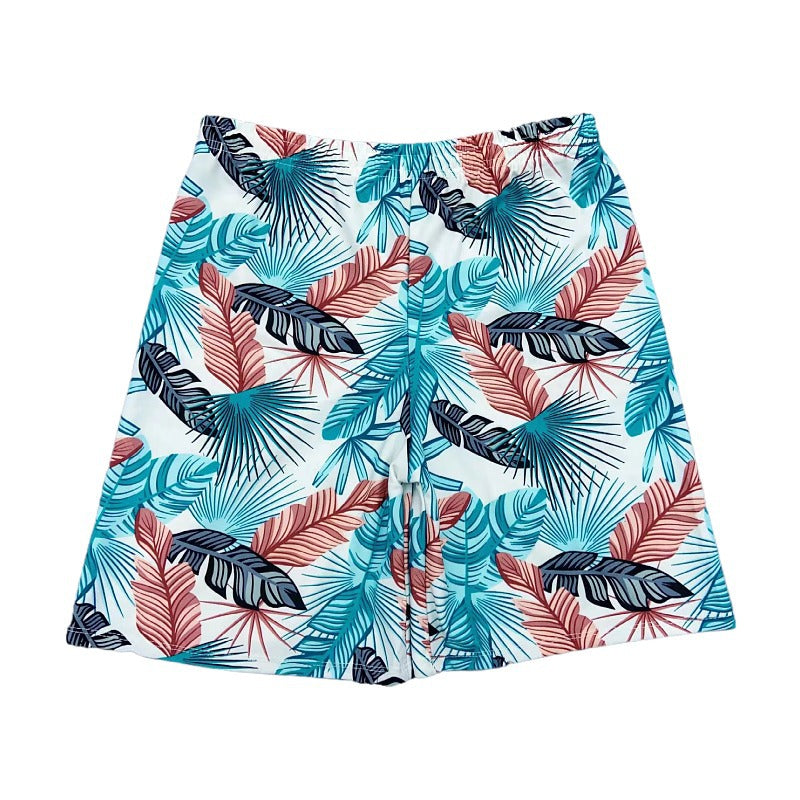 Men's Cropped Beach Pants Swimming Trunks, Sizes: L to 5XL