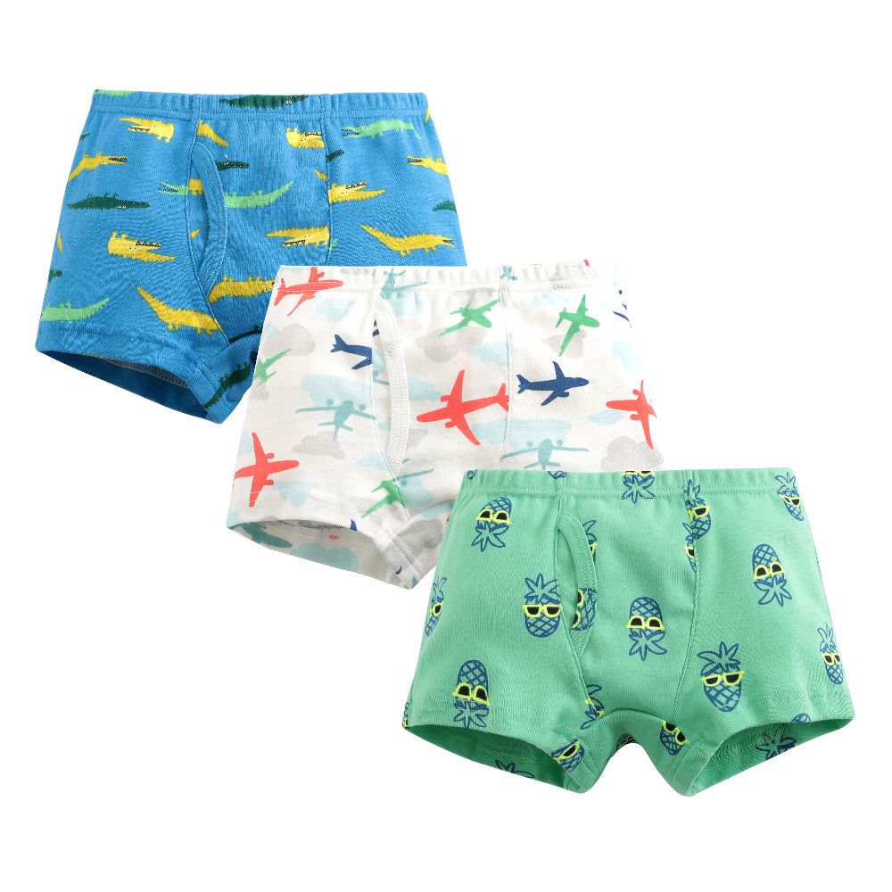 Thread Pure Cotton Children Boxer Briefs