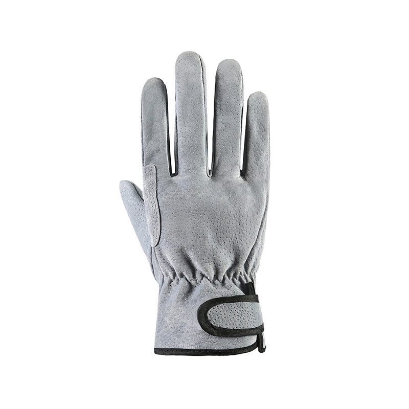 Arc-welder's Gloves Short Work Welding Labor Protection Leather Gloves
