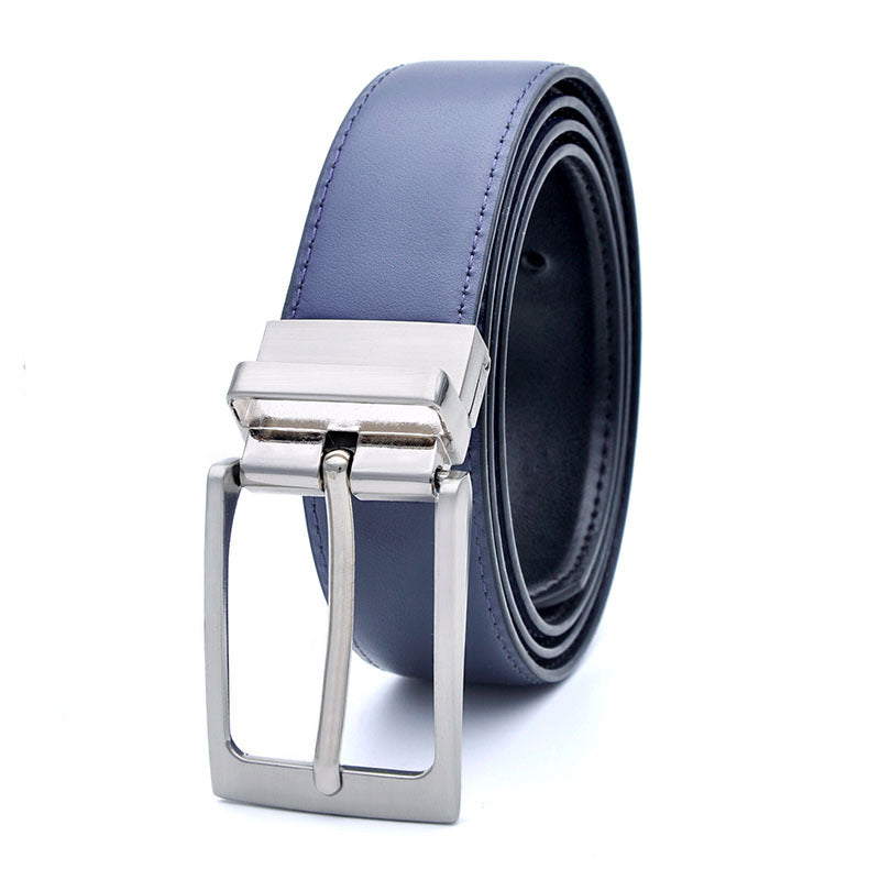 Men's Fashion Casual Rotating Pin Buckle Belt, Size 100cm-130cm