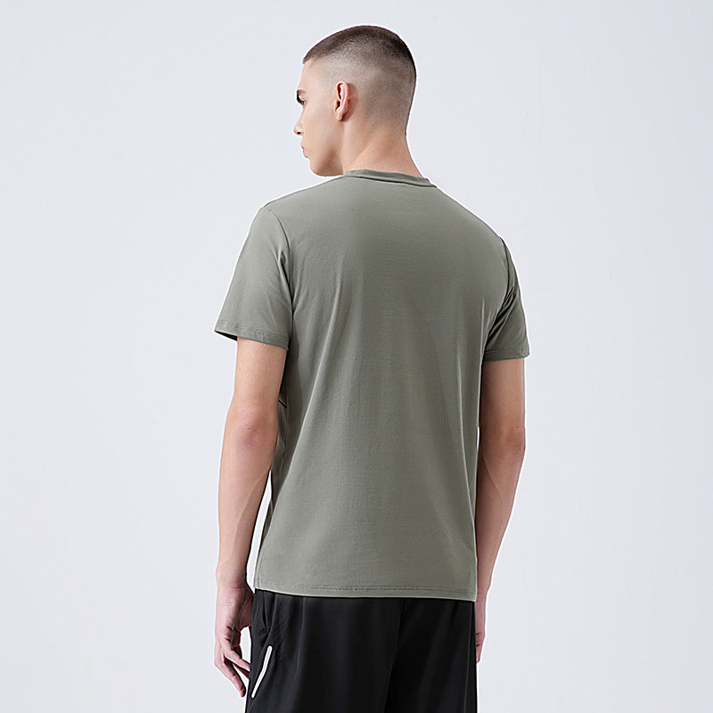 Mens Casual Sports T-Shirt With Short Sleeves New Summer Style