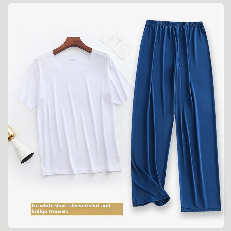 Summer Thin Homewear Suit Pajamas Size L - 5XL