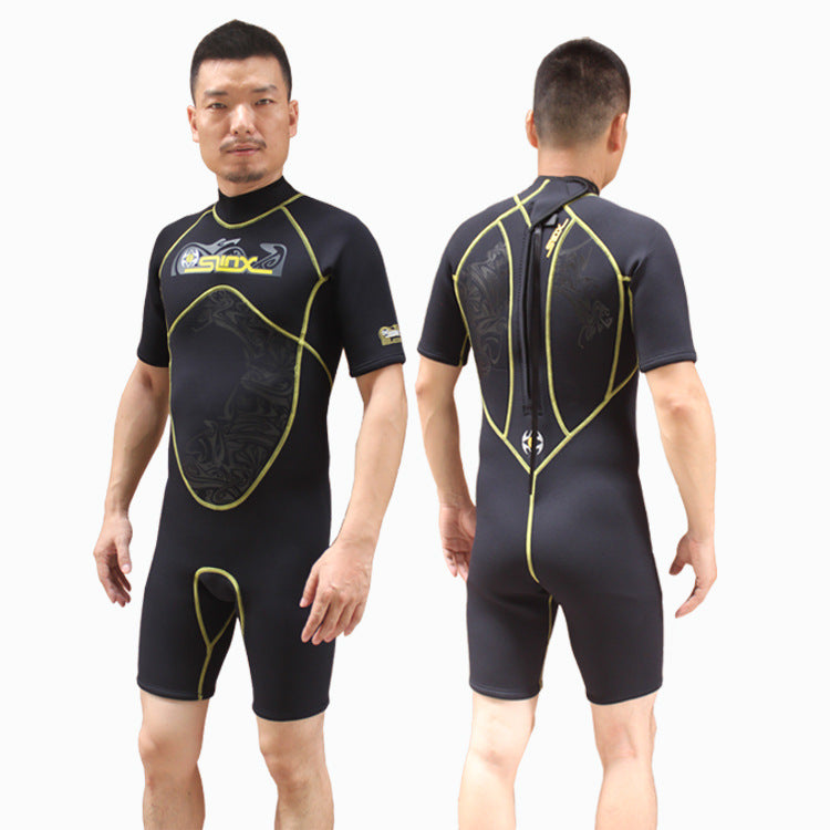 Back Zipper High-quality Fabric Surfing Suit Size: S - 3XL