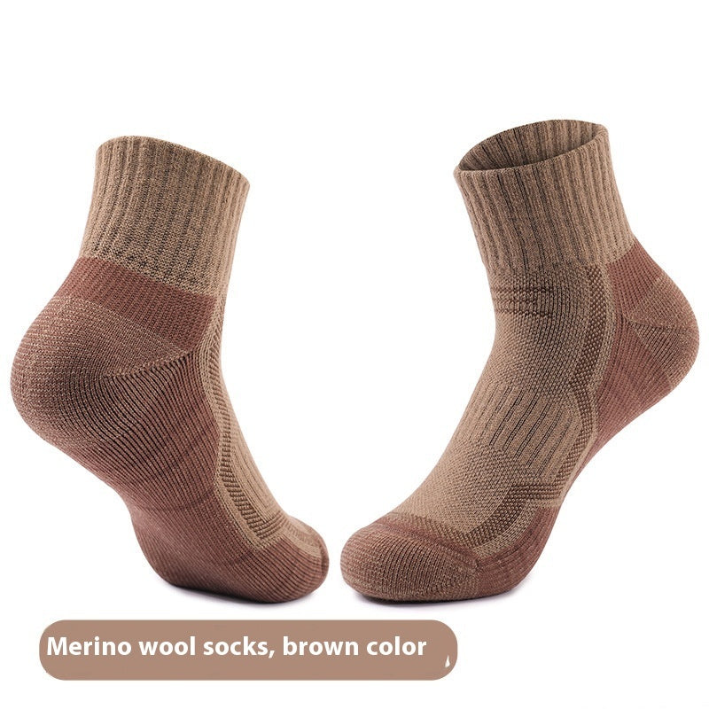 Men's Socks Wool Outdoor Non-slip Wear-resistant Sweat-absorbent Breathable