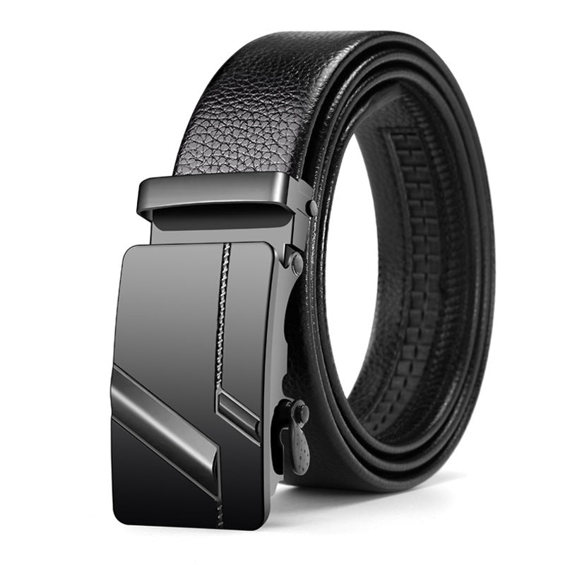Simple Business Men's Pant Belt Length: 120cm