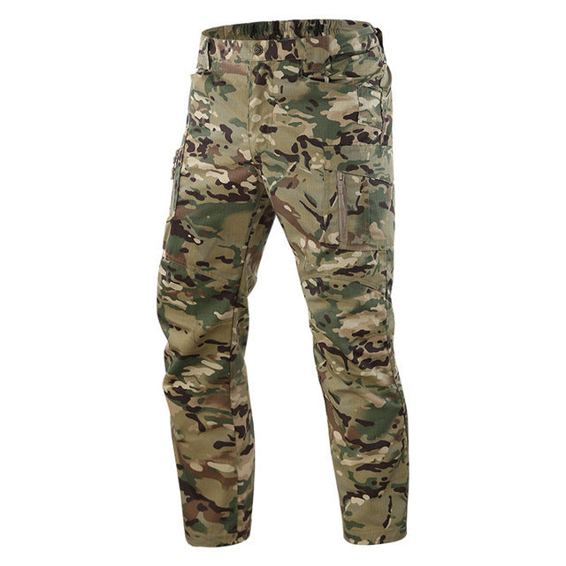 Men's Loose Quick-drying Stretch Camouflage Cargo Pants Size: S - XXXL