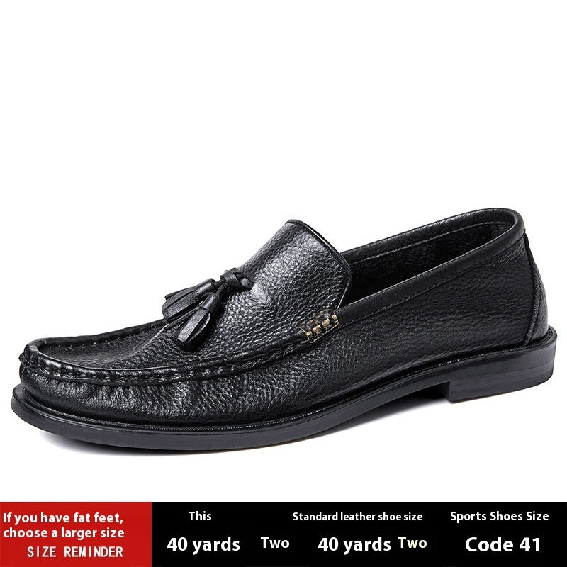 Breathable Men's Genuine Leather England Style