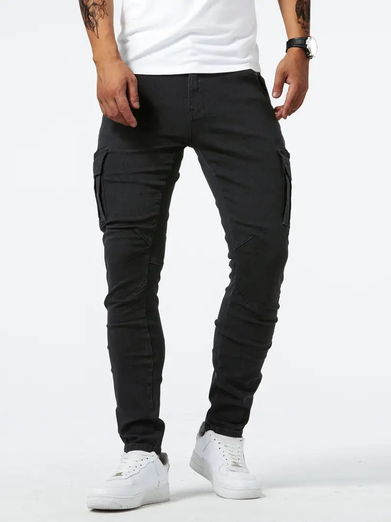 Men's Side Pocket Skinny Jeans