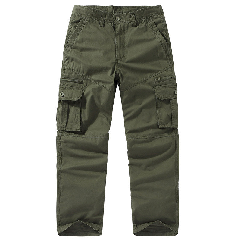 Stylish Relaxed And Minimalist Straight-Leg Casual Mens Cargo Jogger Pants Size: 29 - 42