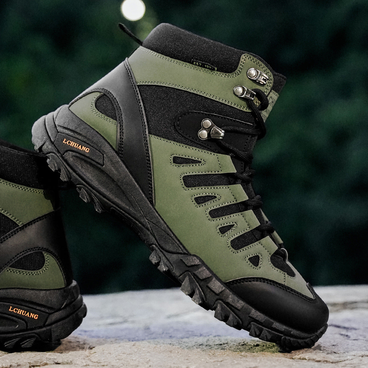 High Top Lace Up Boots For Autumn And Winter