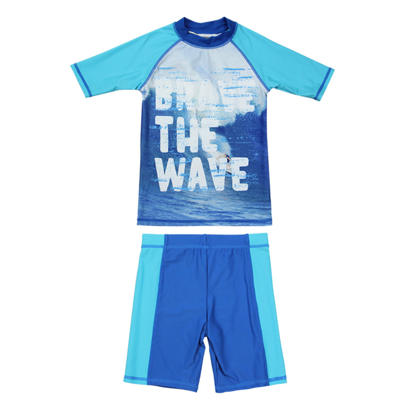 Children's Swimsuit Boys Hot Spring Quick-drying Sunscreen Swimsuit Boy Cute Swimsuit Size: 120-130 height