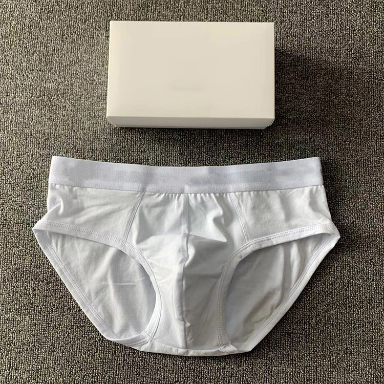 Men's Cotton Boxer Briefs Plus-Size Breathable Underwear For Sports