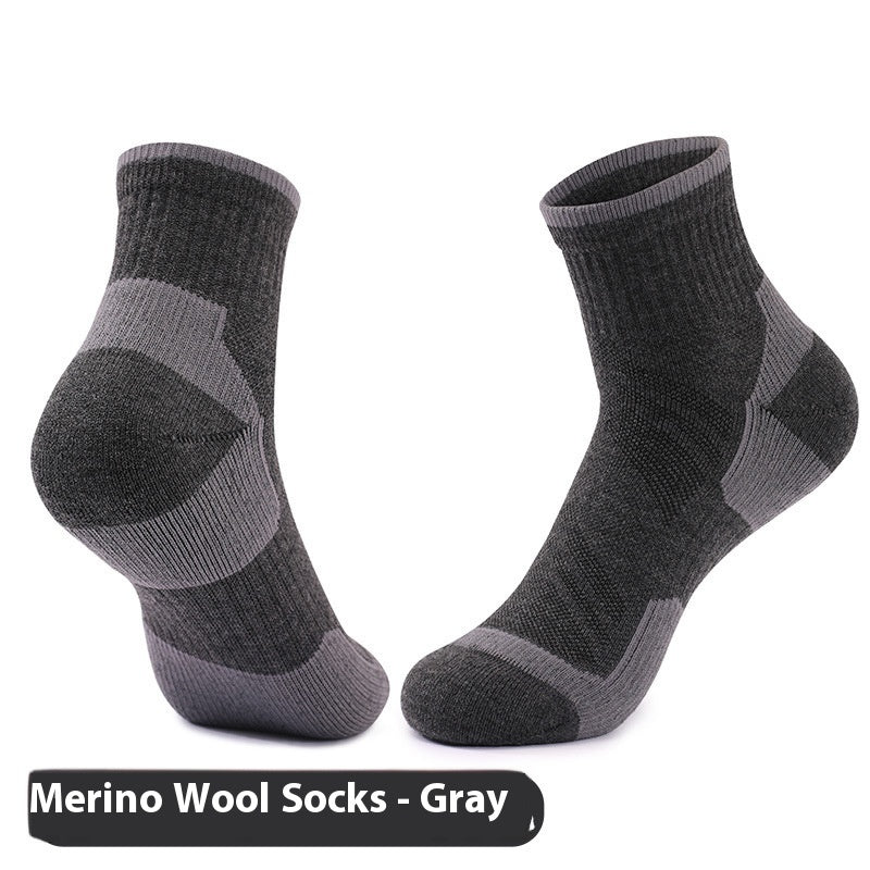 Men's Socks Wool Outdoor Non-slip Wear-resistant Sweat-absorbent Breathable
