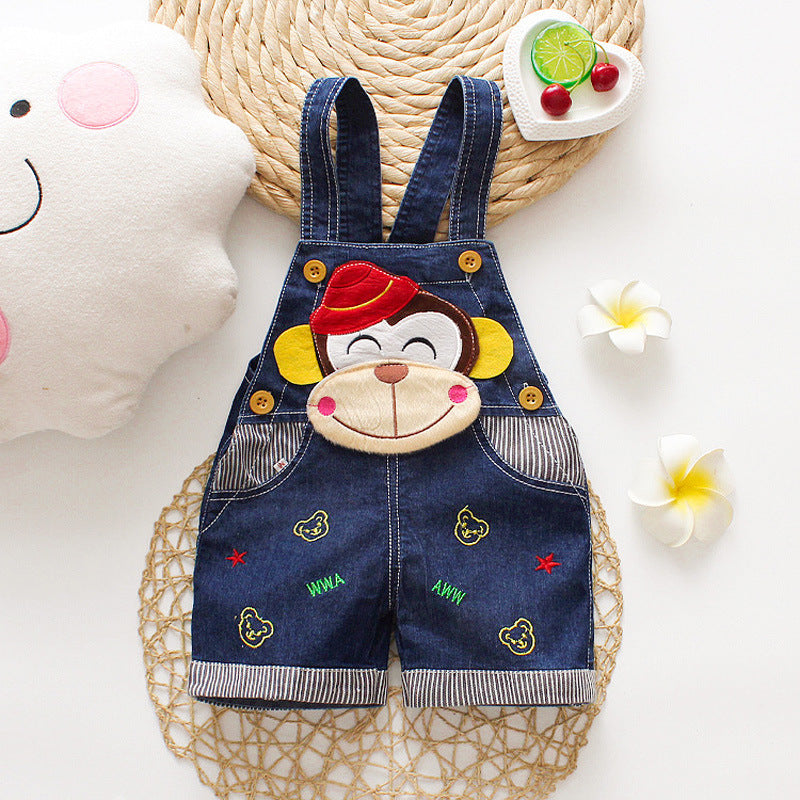 Baby, Toddler summer denim overalls