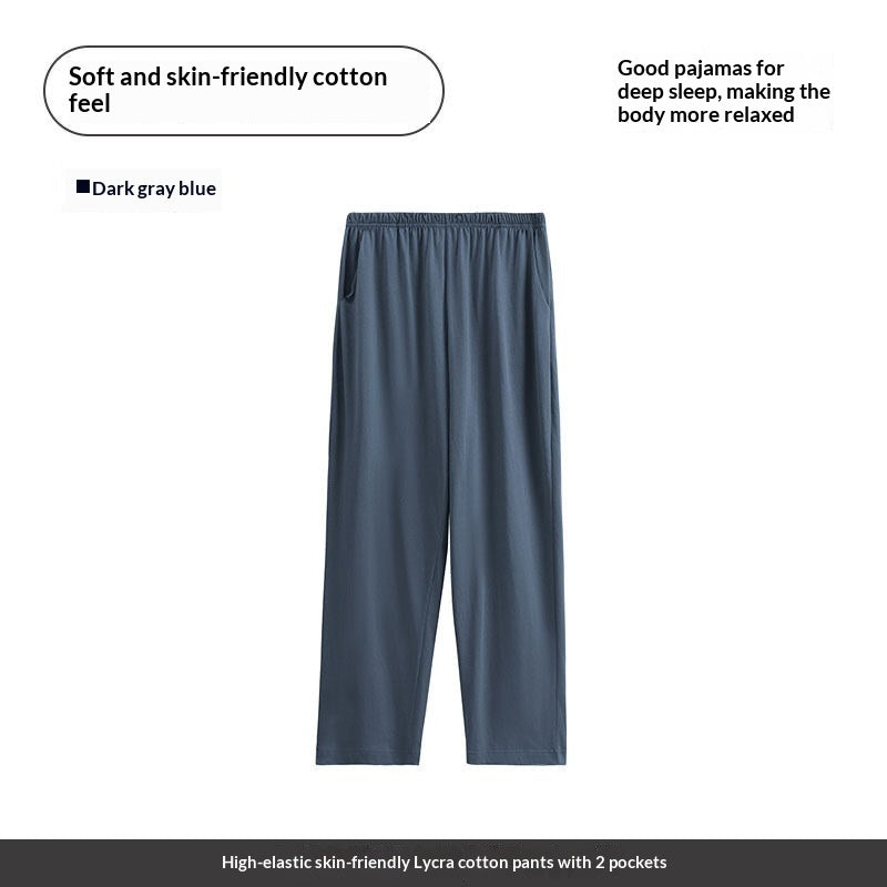 Cotton Loose And Comfortable Home Men's Sleeping Pants Size L - 3XL