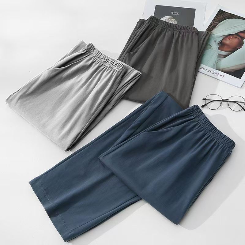 Cotton Loose And Comfortable Home Men's Sleeping Pants Size L - 3XL