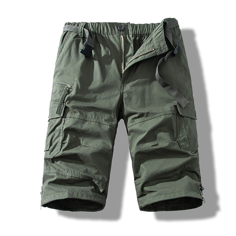 Summer Cotton Thin Cargo Shorts For Men, Size: M - 5XL