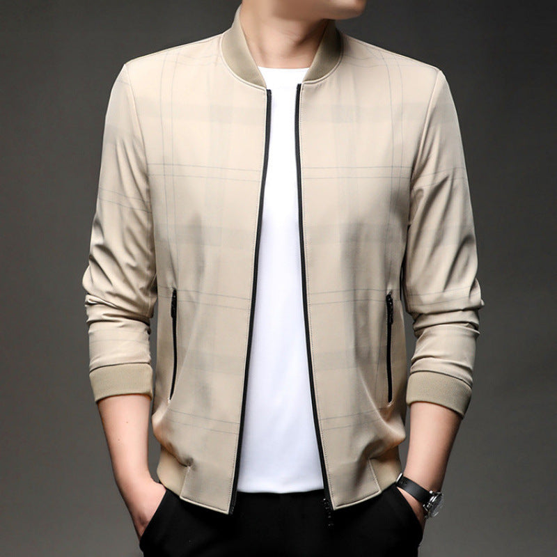 Men's Middle-aged And Young Dad's Top Thin Jacket For Men