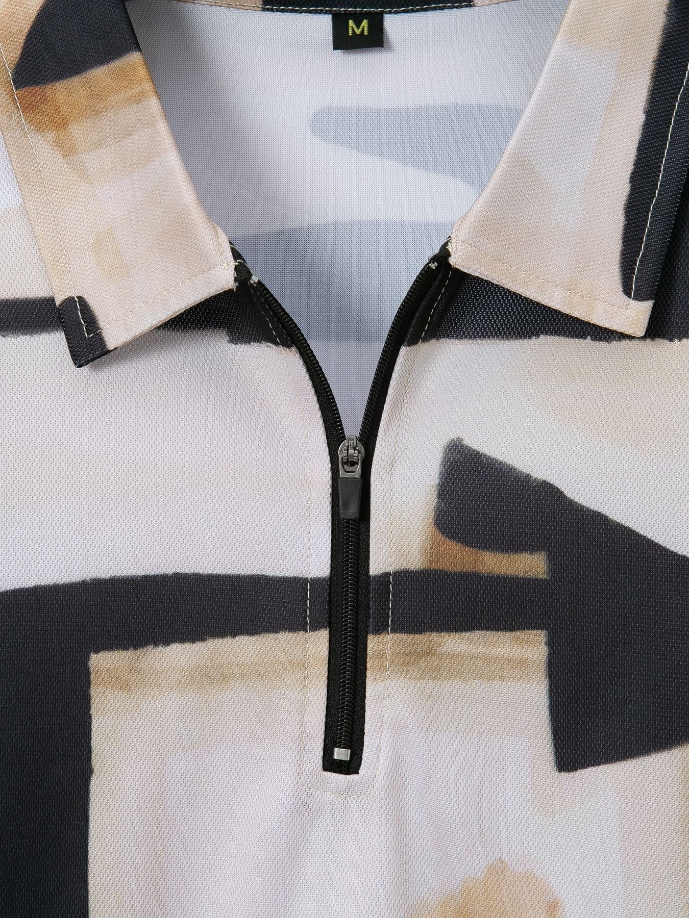 Mens 3D Digital Print Short-Sleeve Shirt