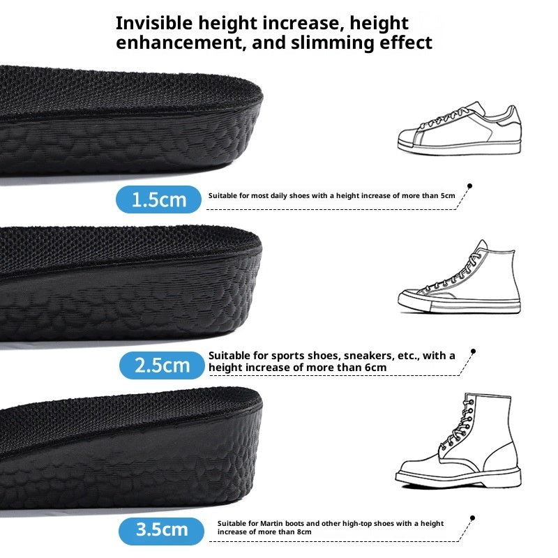 Boost Extra Soft Height Increasing Insoles Cushioning Air Cushion Insoles