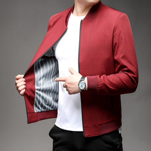 Men's Middle-aged And Young Dad's Top Thin Jacket For Men