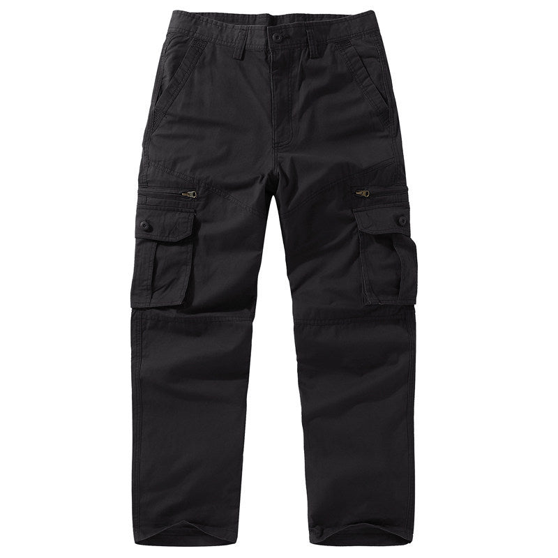 Stylish Relaxed And Minimalist Straight-Leg Casual Mens Cargo Jogger Pants Size: 29 - 42