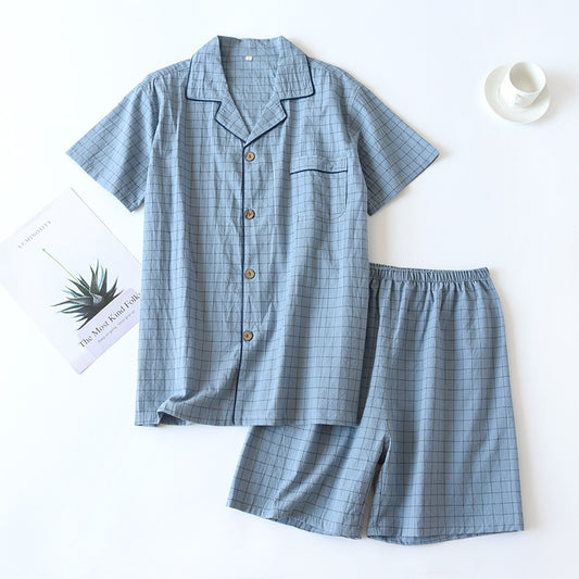 Single Check Pair Nightdress Set Size M, L, XL