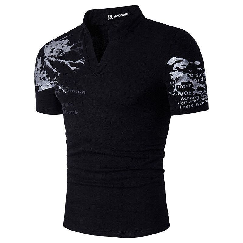 Mens Digital-Print Short-Sleeve Shirt