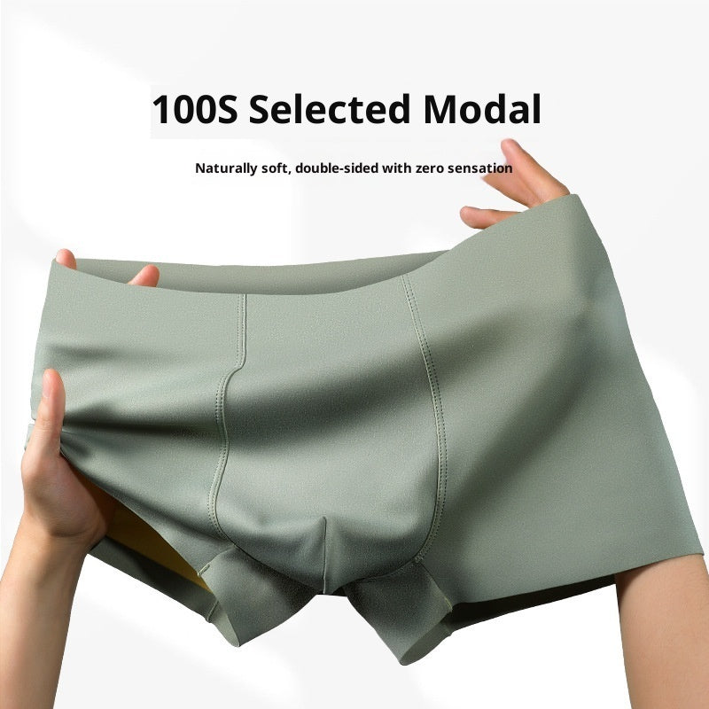 Modal Summer Thin Seamless Boxer Shorts Sports Breathable