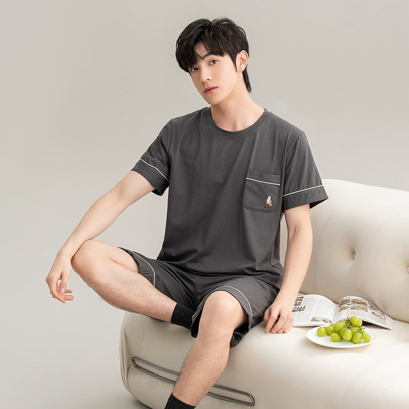 Cotton Pajamas New Boys Casual Homewear Two-piece Suit