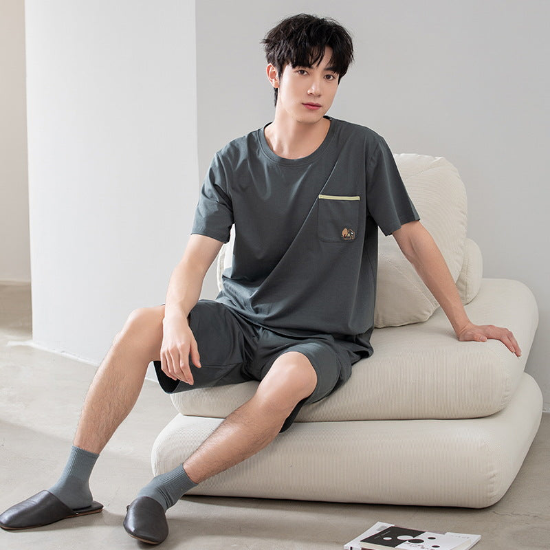Cotton Pajamas New Boys Casual Homewear Two-piece Suit
