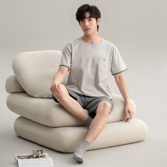 Cotton Pajamas New Boys Casual Homewear Two-piece Suit