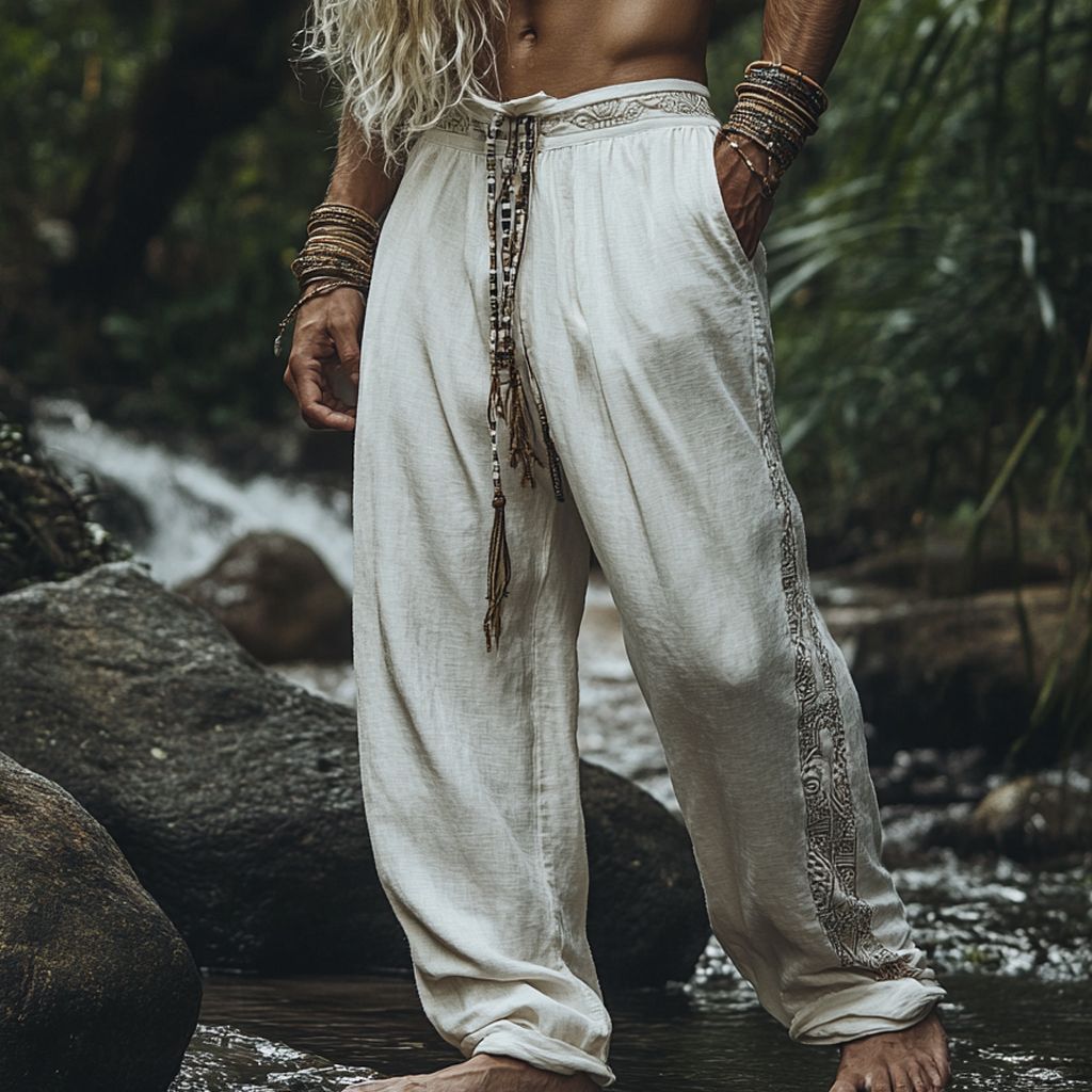 Street Hipster Casual Wide Leg Sports Trousers