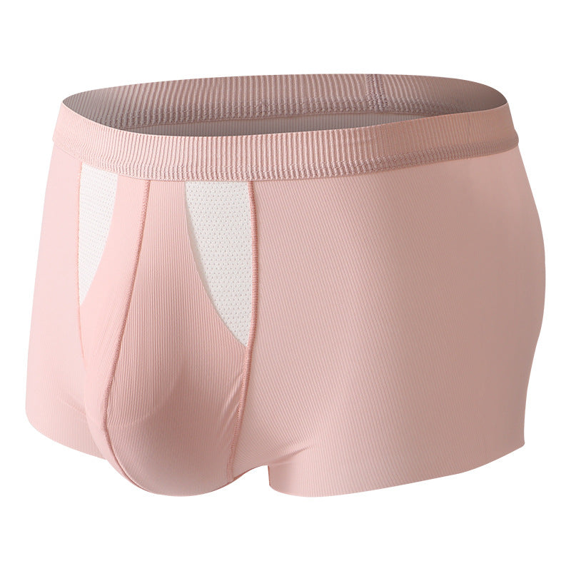 Ice Silk Underwear Double-layer Hole Bag Dry Wet Separation