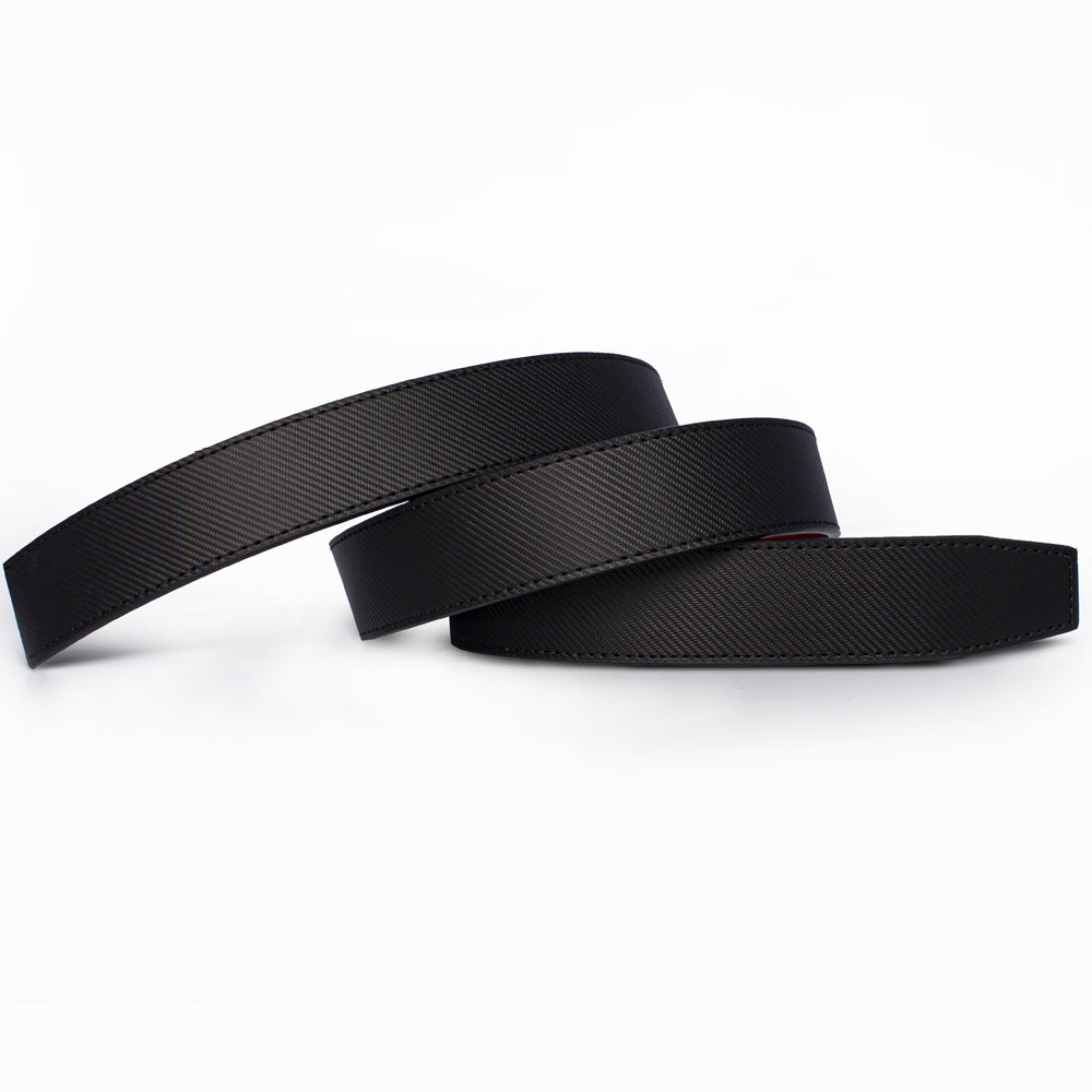 Men's Belt Hot-selling Film Alloy Automatic Buckle Leather