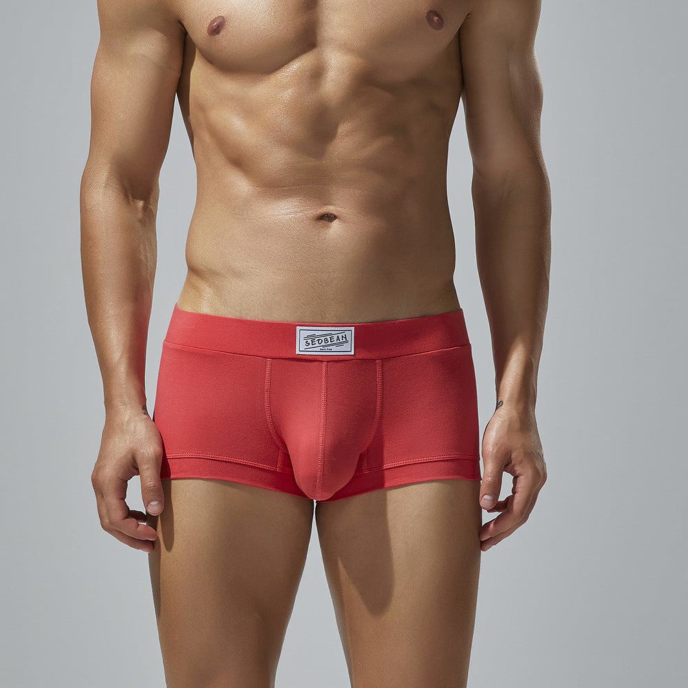 Solid Color Boxers Shorts Slim Fit