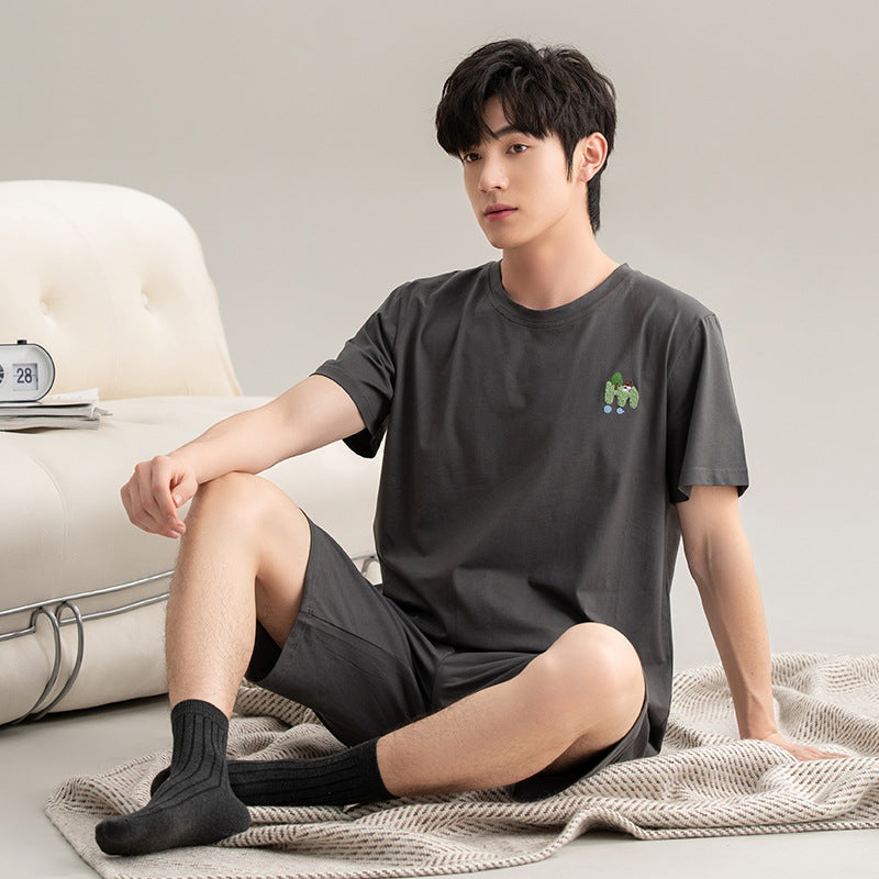 Cotton Pajamas New Boys Casual Homewear Two-piece Suit
