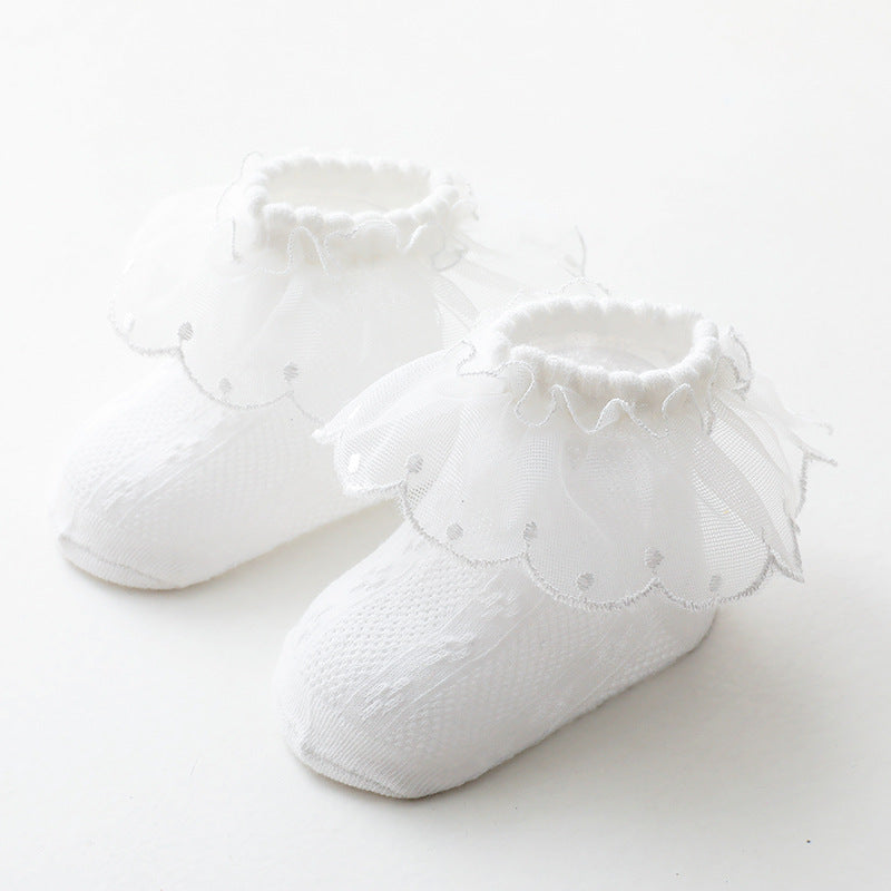 Korean Lace Baby Baby Lace Socks