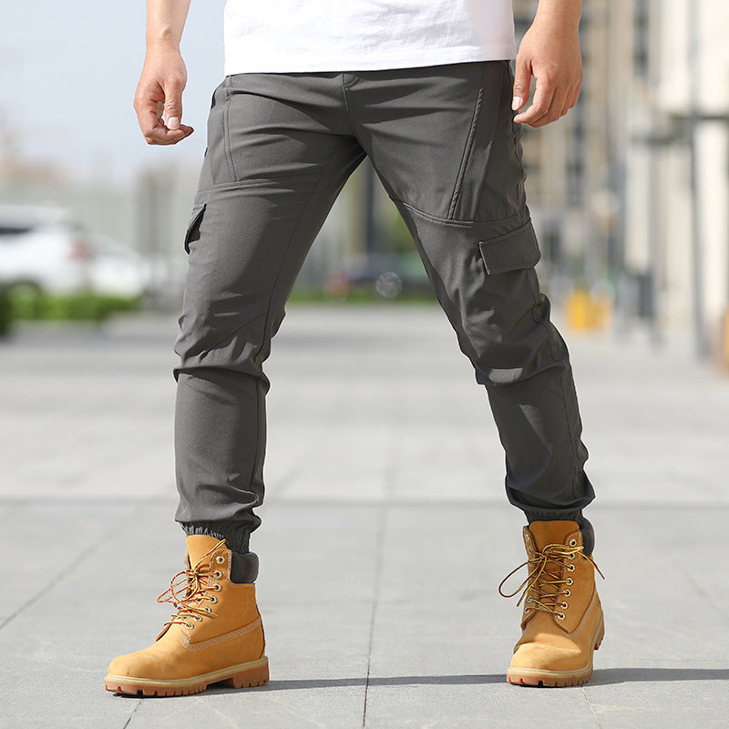 Men's Multi-pocket Cargo Pants Casual Sports Trousers Size: S - 3XL