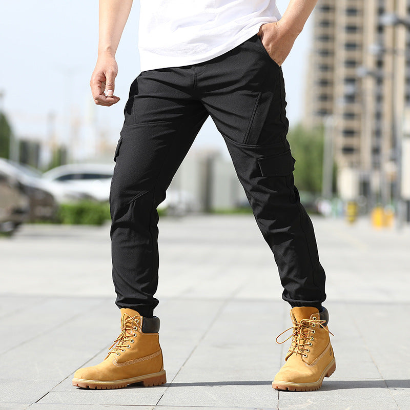 Men's Multi-pocket Cargo Pants Casual Sports Trousers Size: S - 3XL