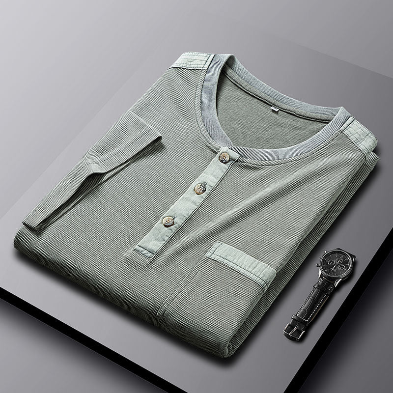 Mens New Summer Slim-fit Trendy Short-sleeve Shirt
