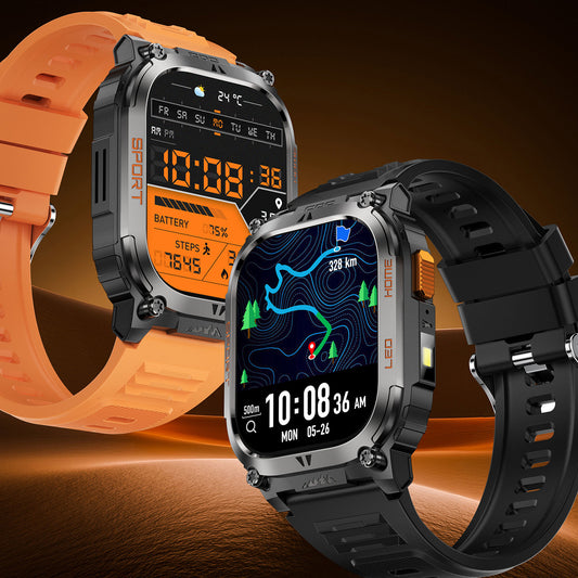 QX18 Smart Bracelet GPS Positioning Sports LED Health Monitoring Waterproof