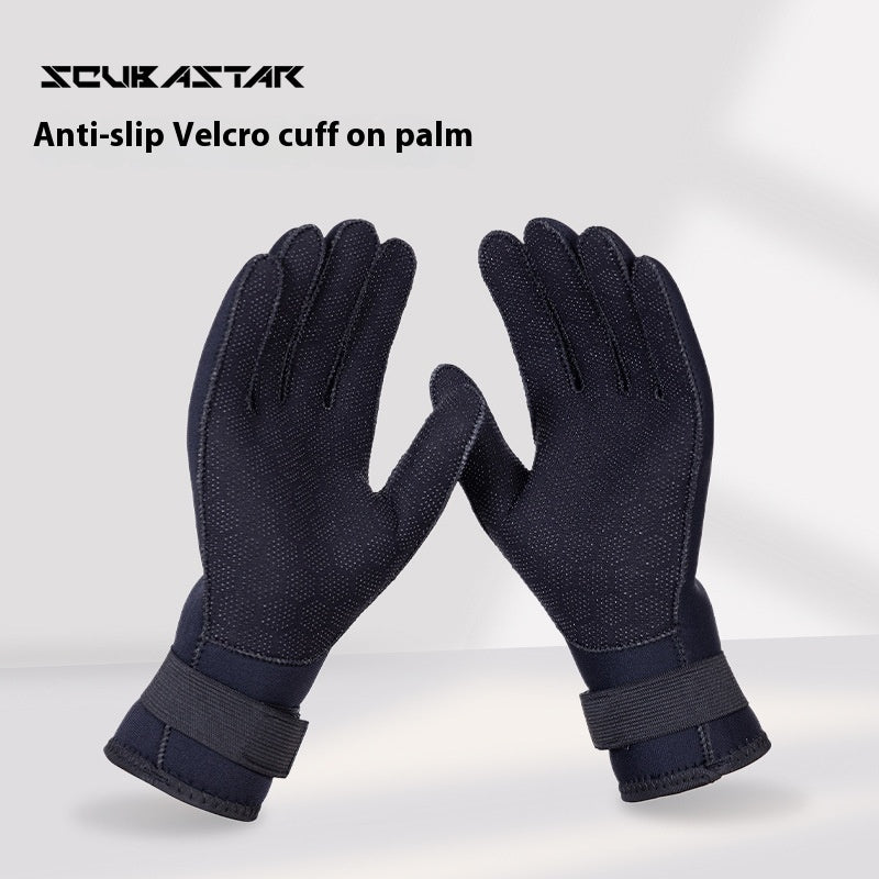 5MM Professional Diving Mittens Swimming Surfing Cold-proof