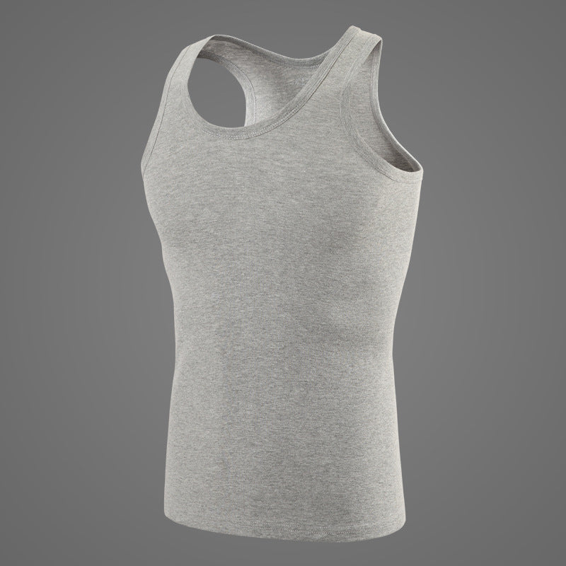 Mens Fitted Sports Vest Workout Base Layer Top For Fitness