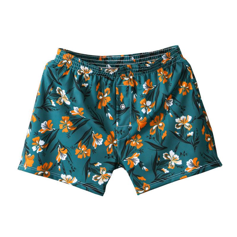 Men's Aro Pants Ice Silk Large Size Underwear Printed Loose