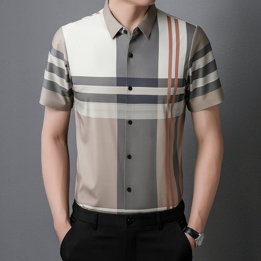 Personalized Men's All-match Slim Shirt