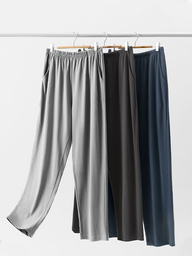 Cotton Loose And Comfortable Home Men's Sleeping Pants Size L - 3XL