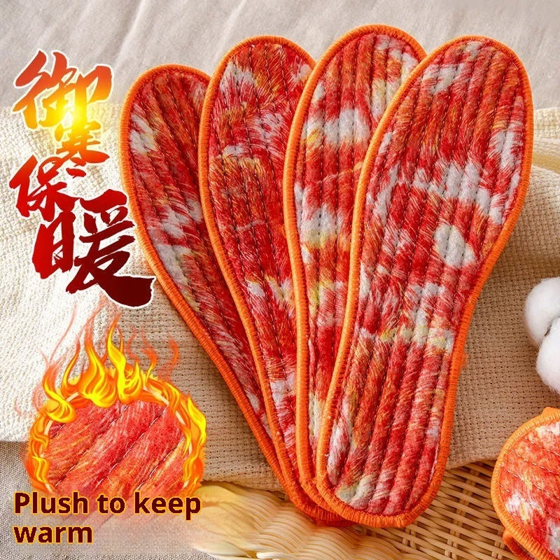 Integrated Soft Felt Thermal Insole Winter Thickened Velvet Padded