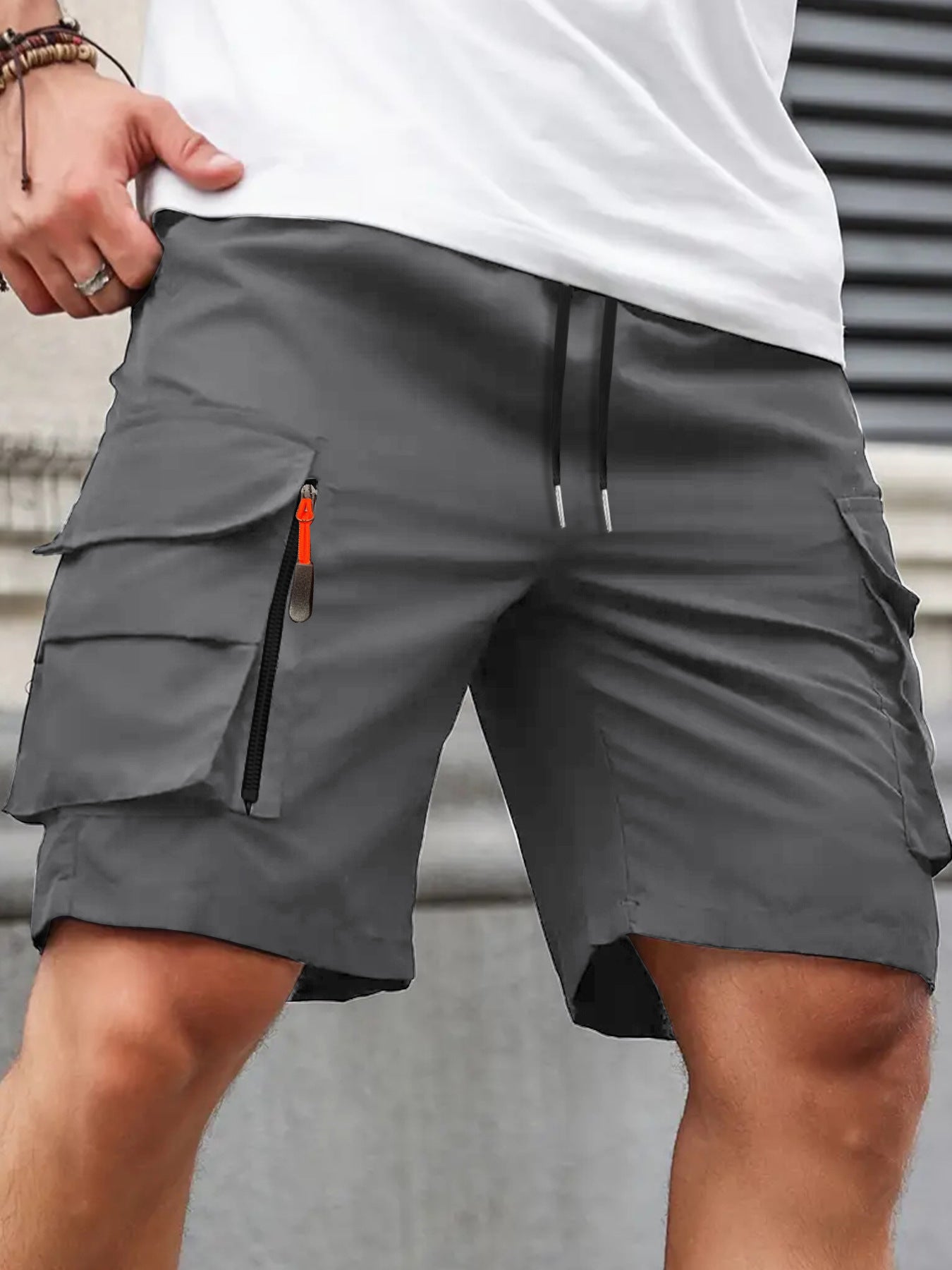 Cargo Shorts Summer Loose Sport Shorts Men Lightweight Size: S - 3XL