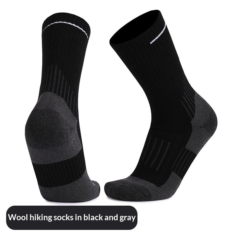 Men's Socks Wool Outdoor Non-slip Wear-resistant Sweat-absorbent Breathable
